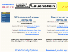 Tablet Screenshot of lauenstein.ch